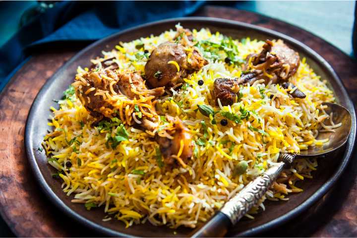 Hyderabadi Chicken Dum Biryani