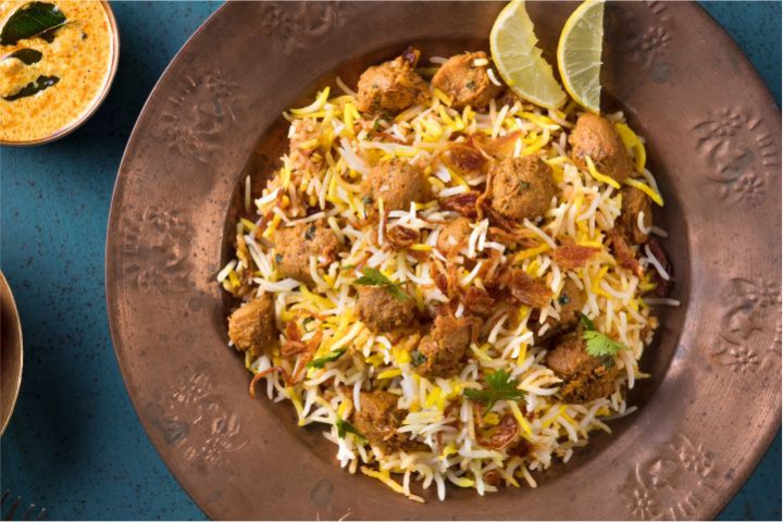 Soya Chaap Biryani