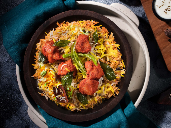 Fiery Chicken 65 Biryani (Snacker)