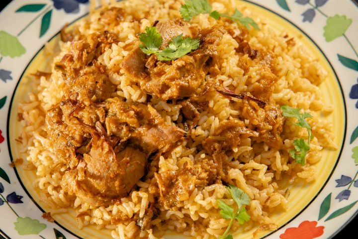 High Fibre Chicken Biryani with Brown Rice