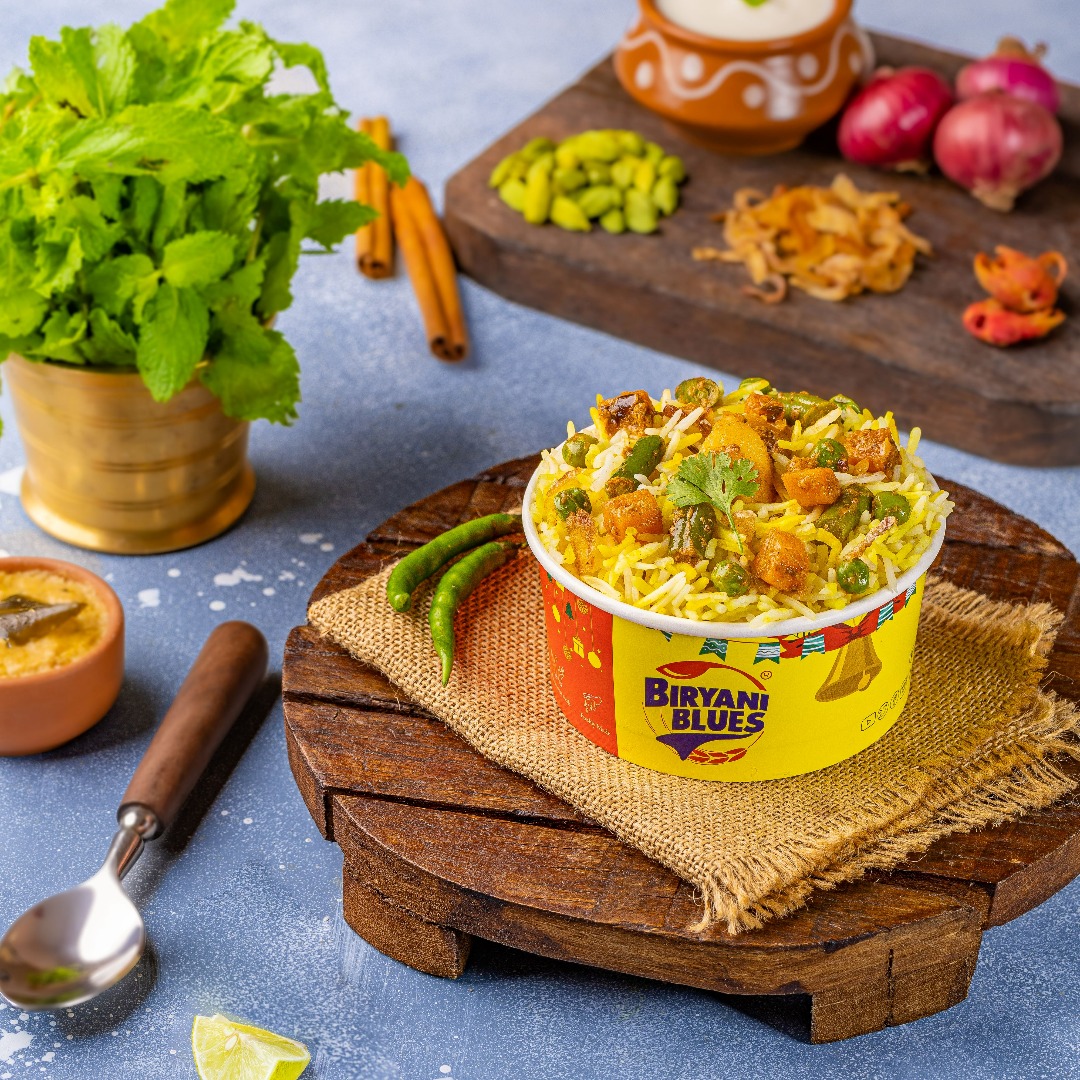 Veg Dum Biryani (Bowl 500 Ml) (2 Nos)