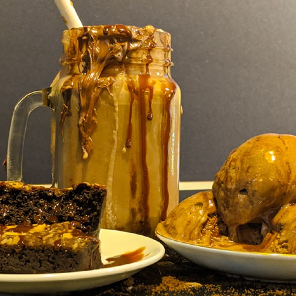 Hazelnut Brownie Thickshake