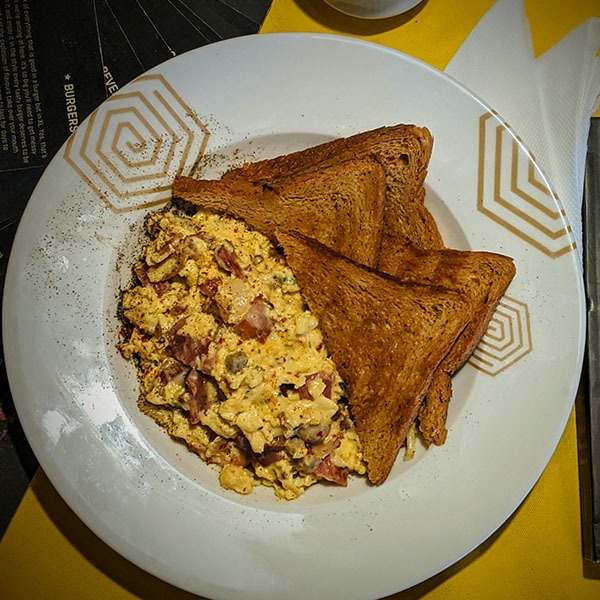 Scrambled Egg On Toast