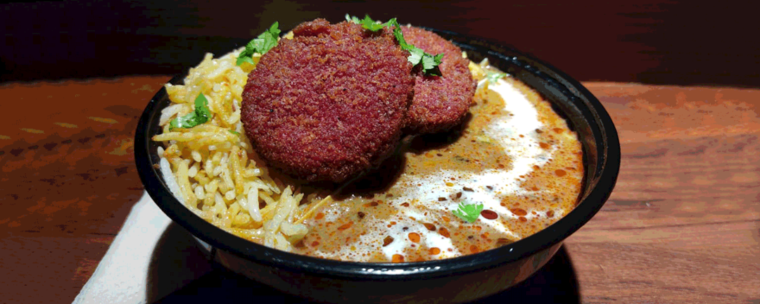 Beetroot Kebab Rice Bowl