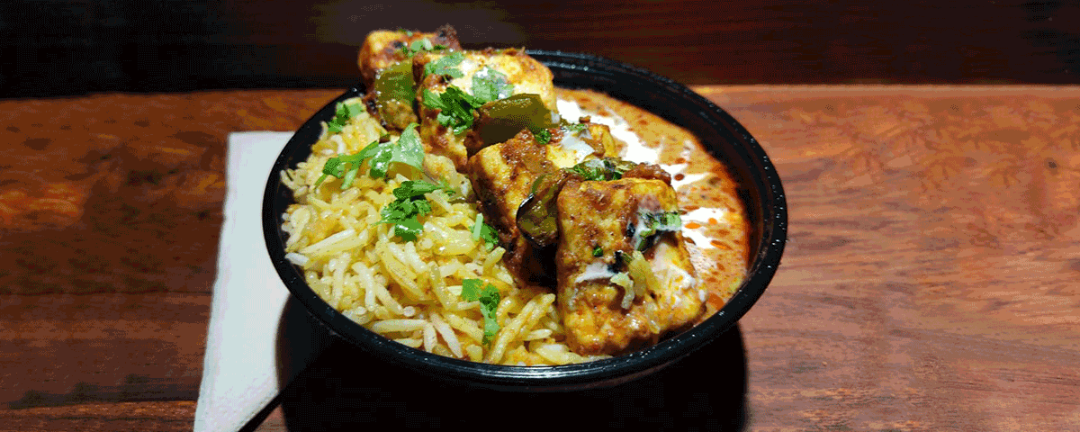 Paneer Tikka Rice Bowl