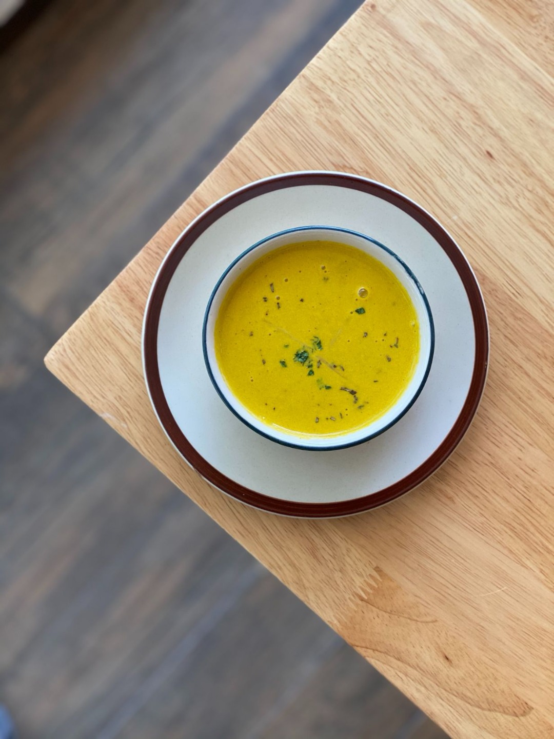 Pumpkin and Ginger Soup