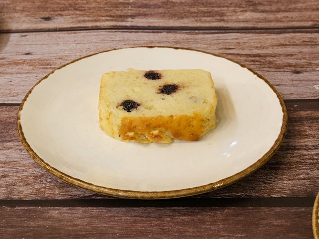 Lemon Blueberry Loaf - Slice