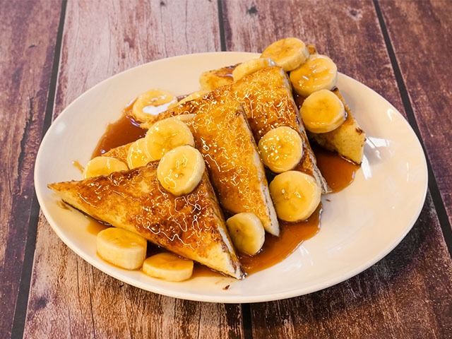 Caramelized Banana and Honey French Toast