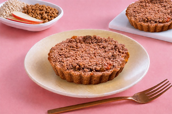 Millet Apple Crumble Tart