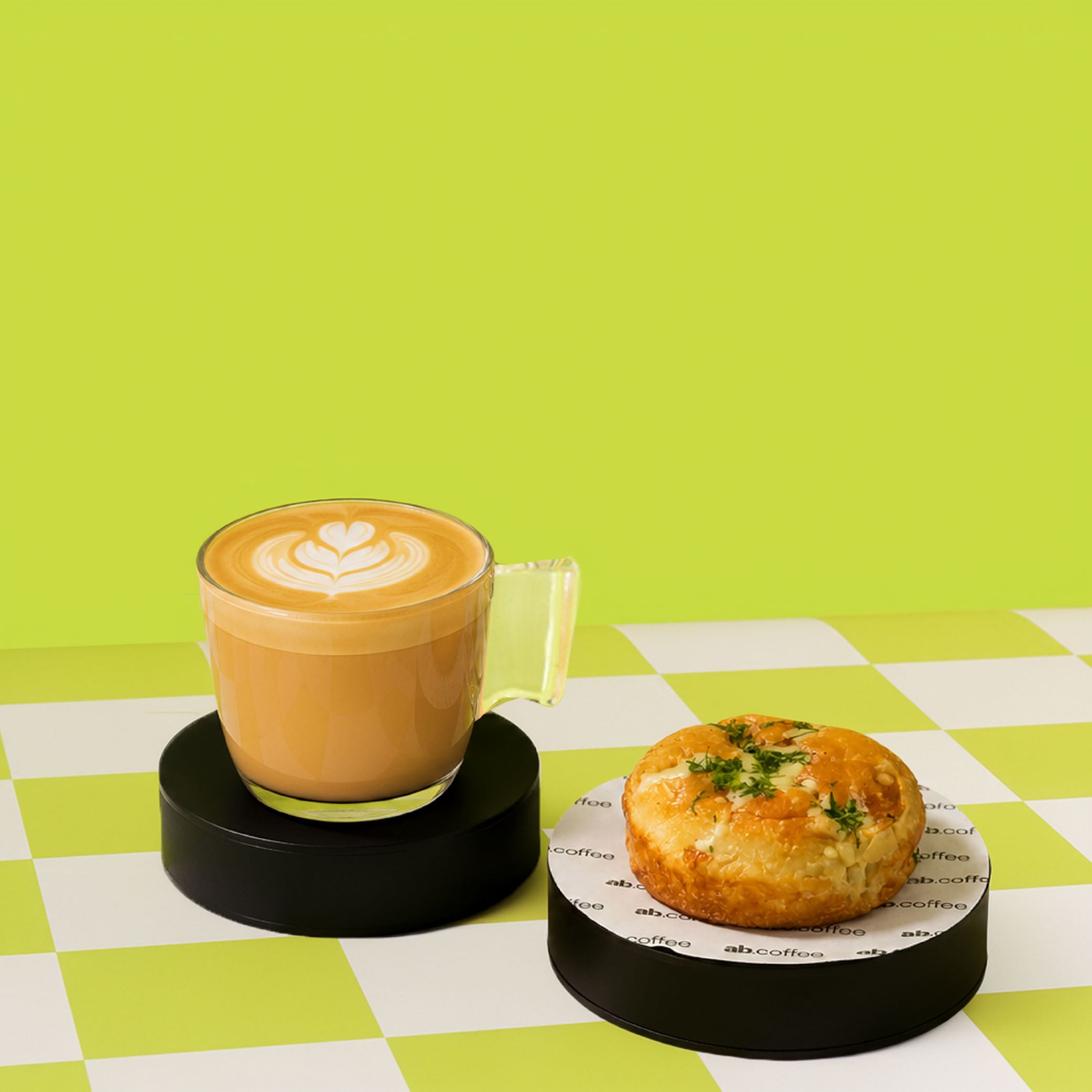 Hot Cappuccino(R) + Korean Bun