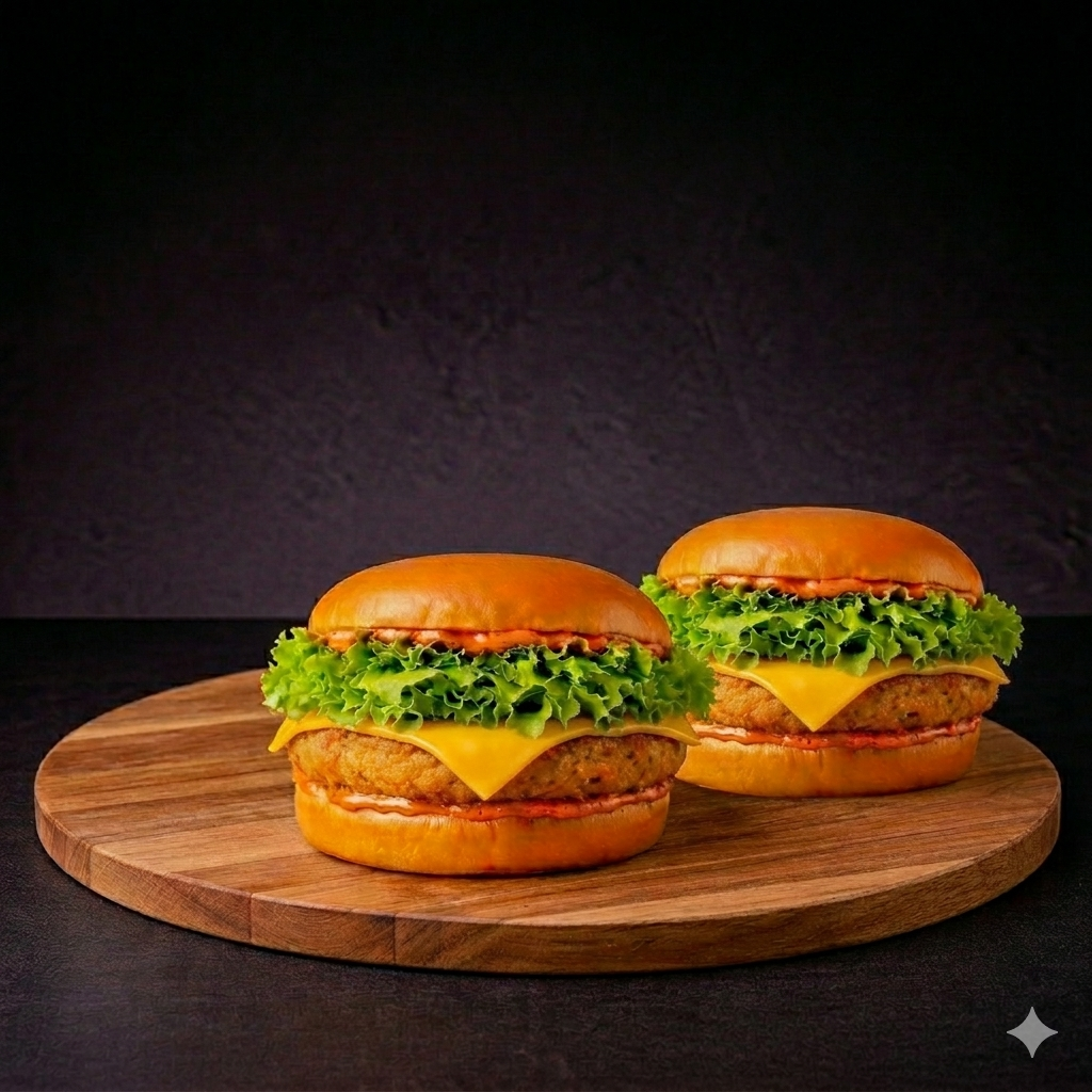 2 Paneer Delicous Burger
