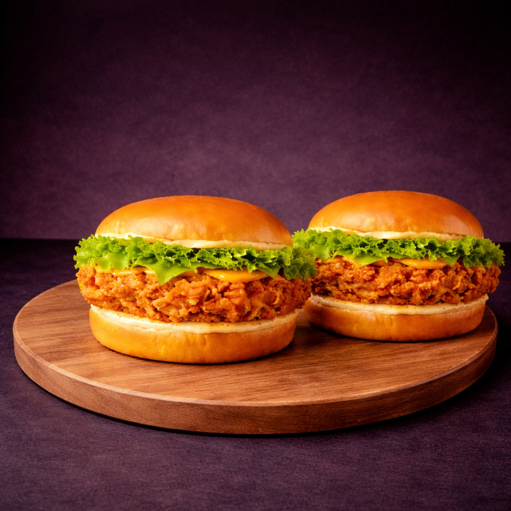 Dynamic Chicken Burger Slider Duo