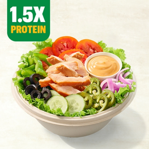 Smoked Chicken Strips Salad