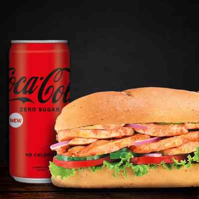 Peri Peri Chicken Sandwich (15cm) + Coke(Save 31%)