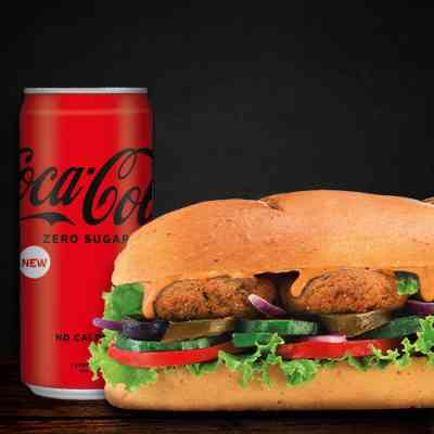 Veg Shami Sandwich (15cm) + Coke(Save 31%)