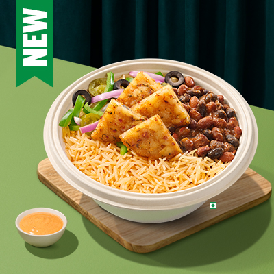 Aloo Patty Rice Bowl