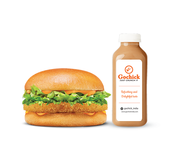 Breakfast Veg Burger Combo
