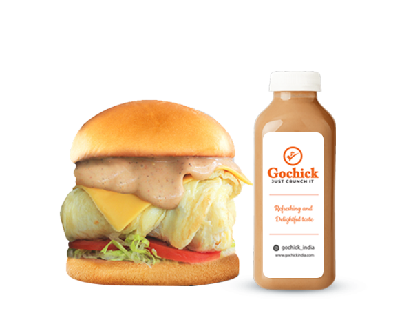 Breakfast Egg Burger Combo